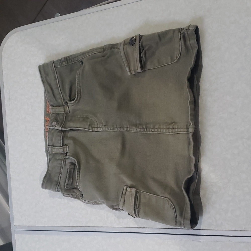 Cat &Jack Green denim skirt size M (7-8)
